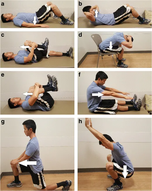 7 حرکت ورزش ویلیامز برای درمان دیسک کمر