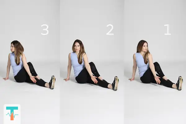 ایجاد کشش بالاتنه یک حرکت مفید برای رفع سیاتیک پا و کمر است.