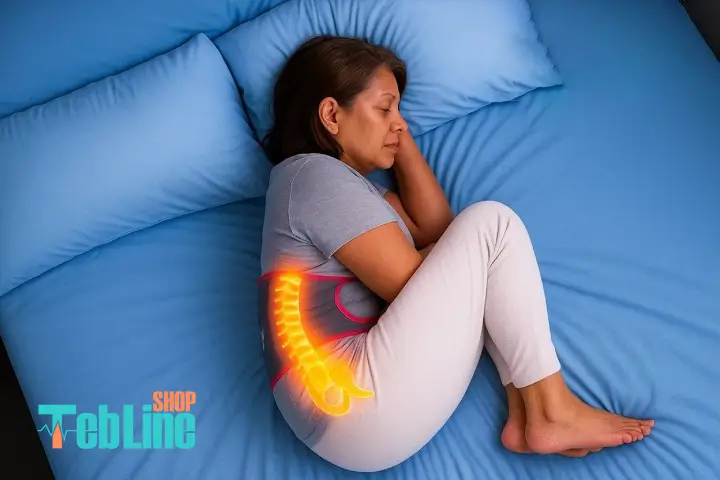 فرم صحیح خوابیدن با کمربند پلاتینر