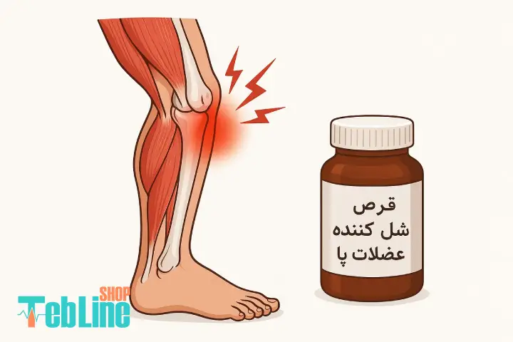 قویترین قرص شل کننده عضلات پا