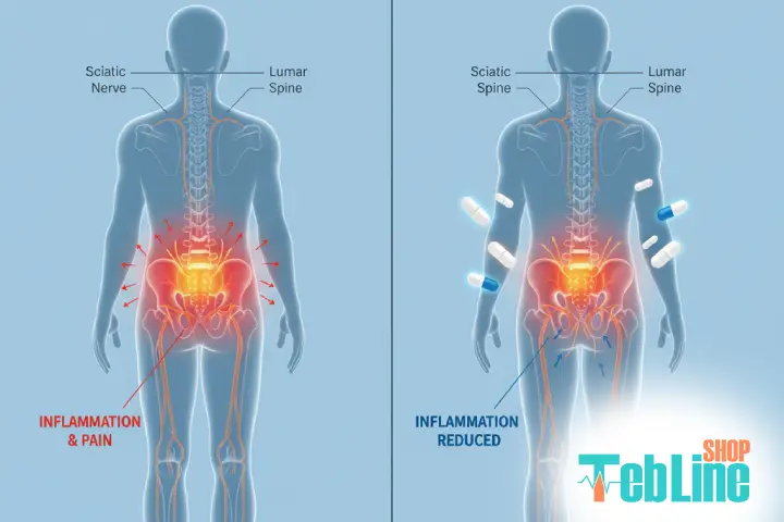 تاثیر قرص بر درد سیاتیک