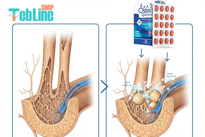 قرص osteo برای استحکام و سلامت استخوان