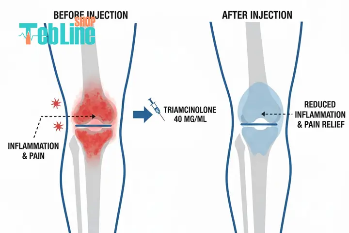 مزایای آمپول تریامسینولون در درمان درد زانو