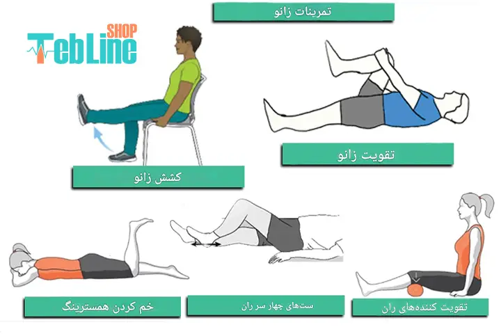 تمرینات فیزیوتراپی آرتروز زانو
